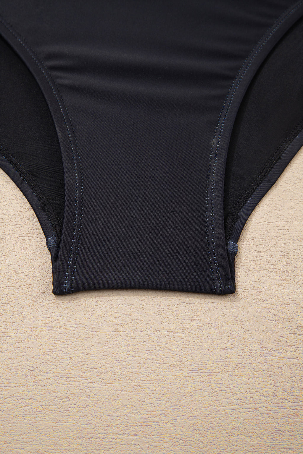 Black Drawstring Big Hole Floral Print Sleeveless One Piece Swimsuit